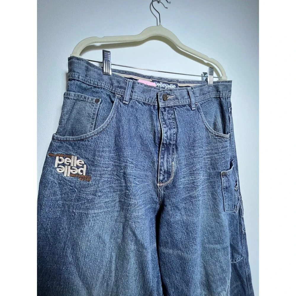 Vintage Pelle Pelle Marc Buchanan Baggy Carpenter Jeans Blue Denim